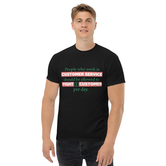 "Customer service" Meme T-Shirt - Crackin Sessions