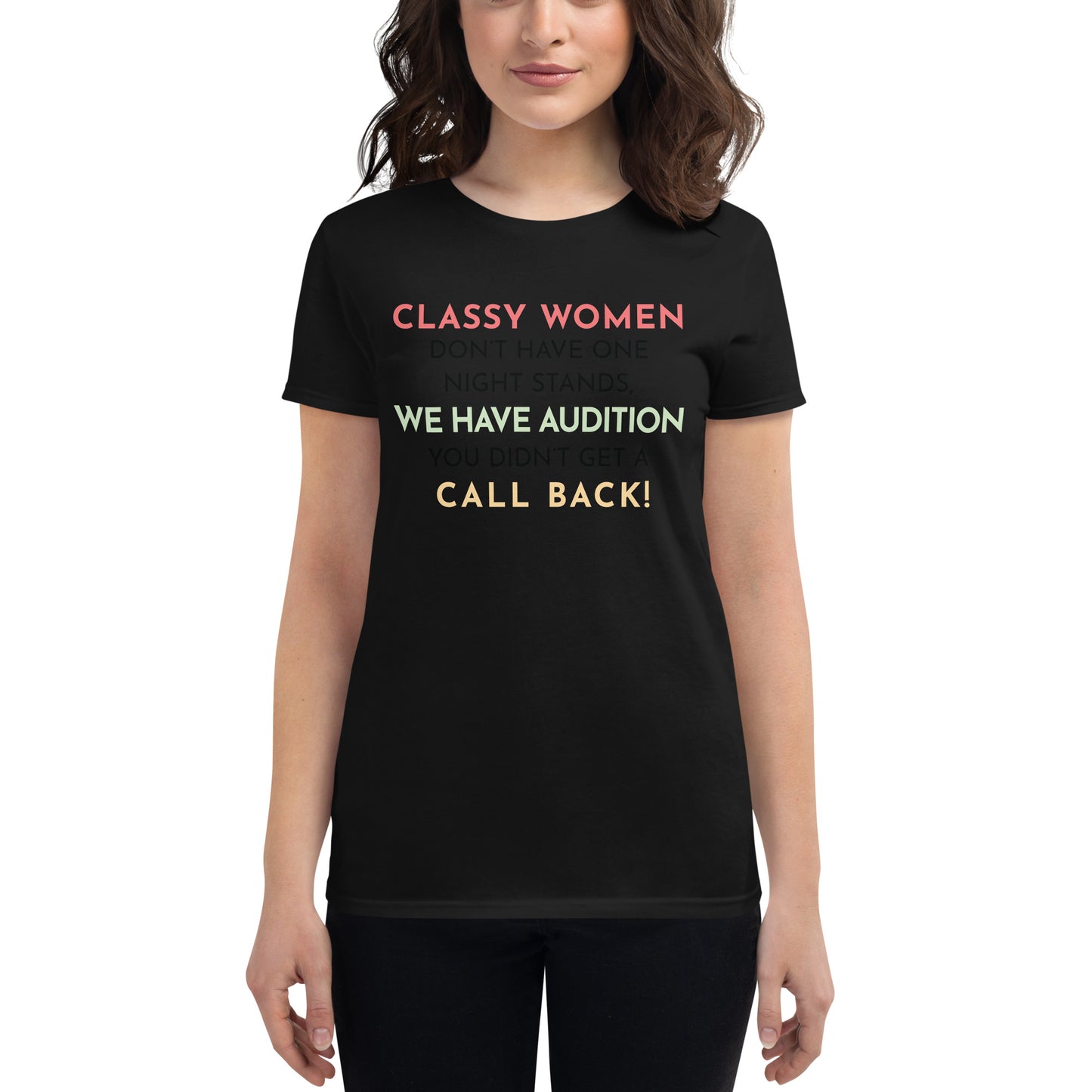 Women's T-Shirt - "Classy Women" - Crackin Sessions